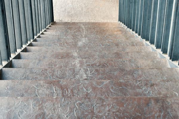 Concrete Stair Stamping in Reno